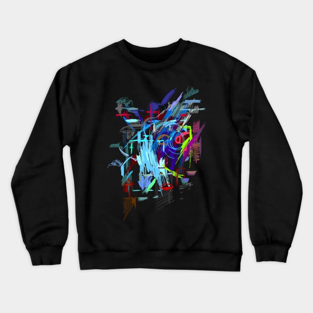 art Crewneck Sweatshirt by Nikokosmos